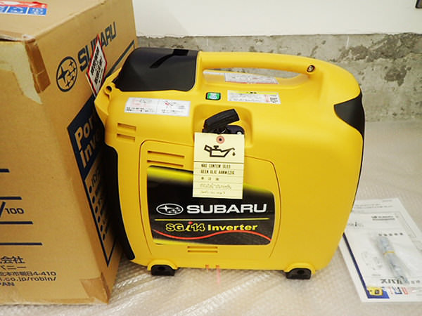 引き取り限定！！！スバル SG i14インバーター発電機  SUBARU SGi14 ポータブル発電機 インバーター発電機 引取、近隣配送のみ
