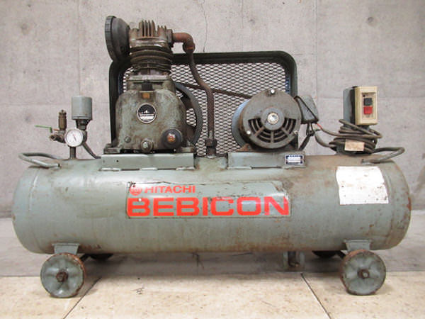 日立工機 コンプレッサー ベビコン 2馬力 1.5kw 1.5P-9.5V タンク容量  