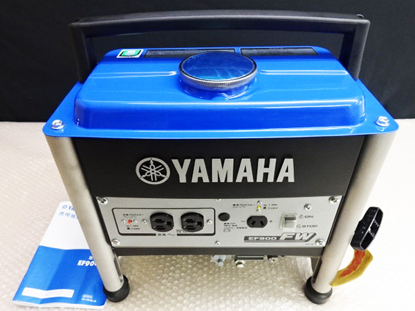  ヤマハ (YAMAHA) ポータブル発電機 EF900FW 50HZ (365-7566) 《ガソリン発電機》 