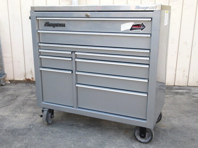 Snap on スナップオン KRH4210KPRH 10 DRAWERS 40 RC SHINE SILVER ロールキャブ 工具箱