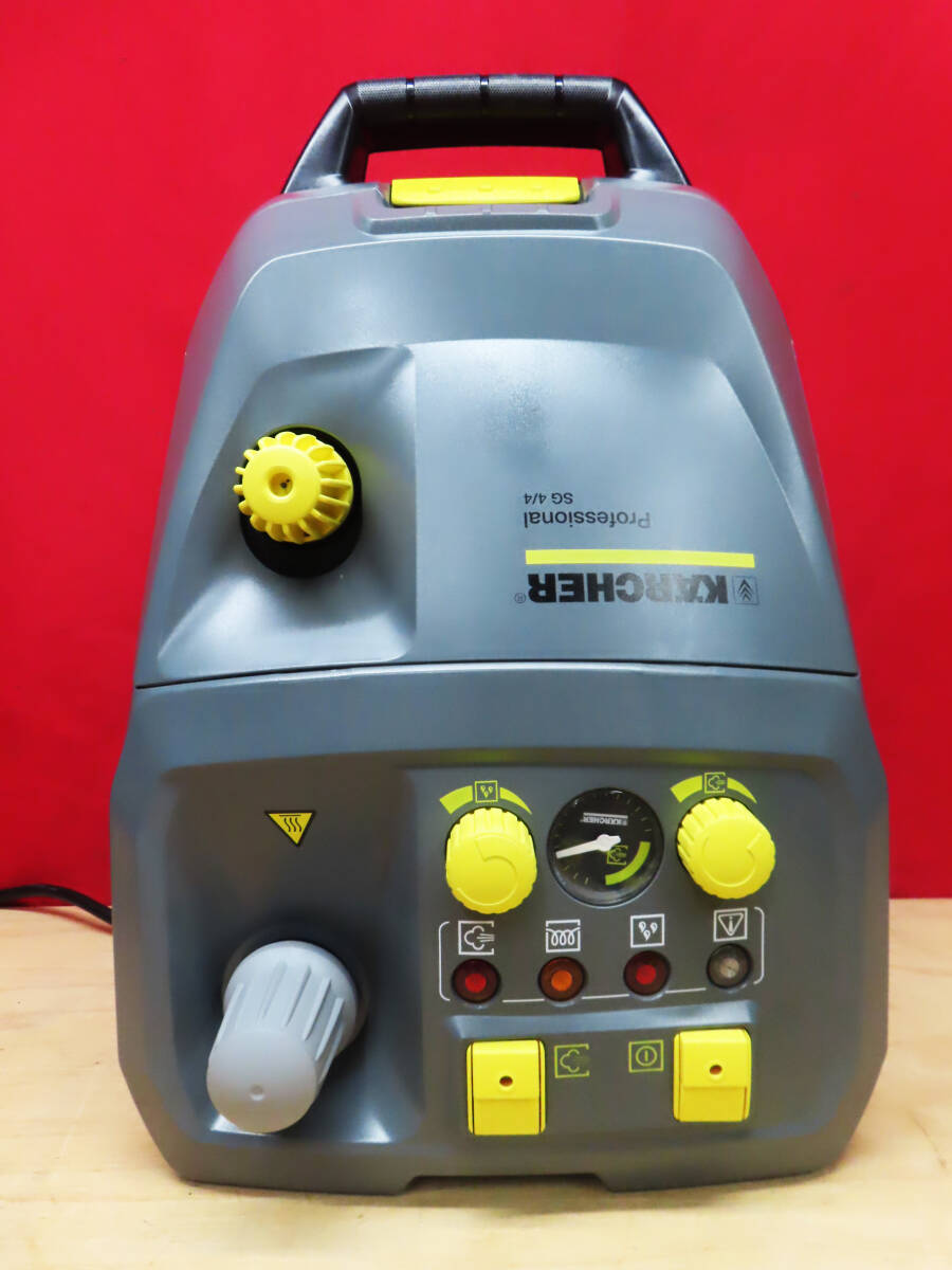 ほぼ未使用 KARCHER ケルヒャー SG4/4 業務用 プロ用 スチームクリーナー アタッチメント 説明書 保証書付き 除菌 清掃