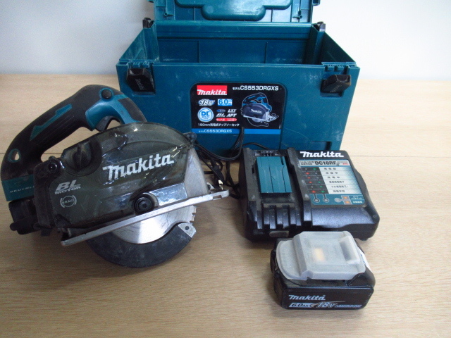 makita マキタ 150mm 充電式チップソーカッタ CS553DRGXS 18V バッテリー&充電器