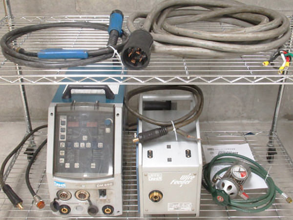 ダイヘン 溶接機 CO2 MAG溶接用直流電源 DM350 2006年製 ワイヤ供給装置 CM-7401 買取